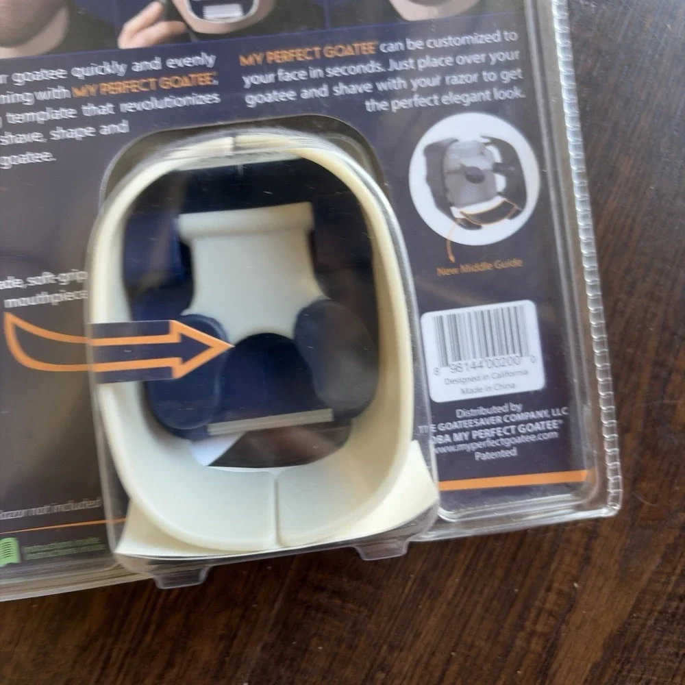My Perfect Goatee® Shaving Template - Create a Perfectly Assorted Sizes New